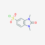 Structure of 1,3-DIMETHYL-2-OXO-2,3-DIHYDRO-1H-BENZIMIDAZOLE-5-SULFONYL CHLORIDE