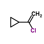Structure of (1-chloroethenyl)cyclopropane