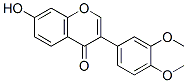 7-羟基-4'-硝基异黄酮,3-(3,4-二甲氧苯基)-7-羟基-结构式