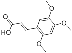 Structure of trans-2,4,5-Trimethoxycinnamic acid