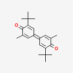 Structure of 3,3-DIMETHYL-5,5-DITERT-BUTYL-DIPHENOQUINONE
