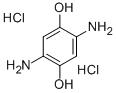 2,5-二氨基-1,4-二羟基苯二盐酸盐结构式