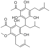 Structure of acrovestone
