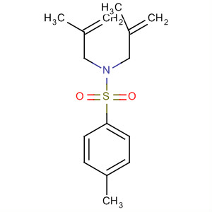 Structure of Benzenesulfonamide, 4-methyl-N,N-bis(2-methyl-2-propenyl)-