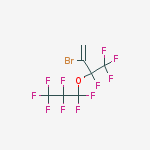 Structure of 2-bromo-3,4,4,4-tetrafluoro-3-(1,1,2,2,3,3,3-heptafluoropropoxy)but-1-ene