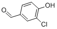 Structure of 3-Chloro-4-hydroxybenzaldehyde