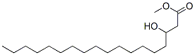 Structure of 3-Hydroxyoctadecanoic acid methyl ester