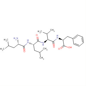 L-Phenylalanine, N-[N-(N-L-leucyl-L-leucyl)-L-valyl]-结构式