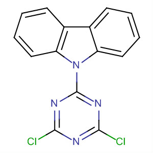 Structure of 9H-Carbazole, 9-(4,6-dichloro-1,3,5-triazin-2-yl)-