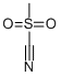 Structure of methanesulphonyl cyanide