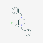 Structure of 1,4-dibenzyl-2-(chloromethyl)piperazine