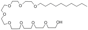 Structure of 3,6,9,12,15,18,21,24-Octaoxatetratriacontan-1-ol