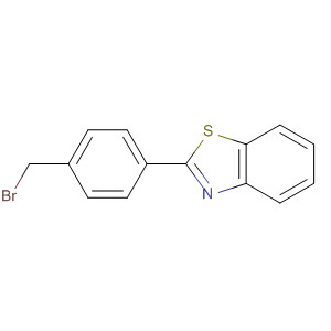 2-(4-溴甲基苯基)苯并噻唑结构式
