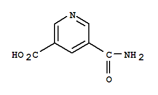Structure of 5-carbamoylpyridine-3-carboxylic acid