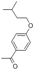 Structure of 1-[4-(3-METHYL-BUTOXY)-PHENYL]-ETHANONE