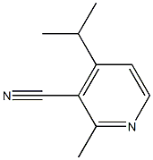 2-甲基-4-(1-甲基乙基)-3-吡啶甲腈结构式