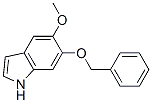 Structure of 6-(Benzyloxy)-5-methoxy-1H-indole