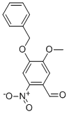 Structure of 4-(BENZYLOXY)-5-METHOXY-2-NITROBENZALDEHYDE