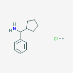 Structure of C-Cyclopentyl-C-phenyl-methylamine hydrochloride