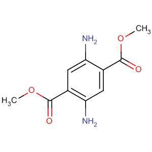 Structure of 1,4-Benzenedicarboxylic acid, 2,5-diamino-, dimethyl ester