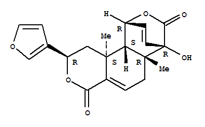 Structure of 4,4a,9,10,10a,10b-Hexahydro-4-hydroxy-4a,10a-dimethyl-9-(3-furyl)-1,4-etheno-1H,3H-benzo[1,2-c:3,4-c]dipyran-3,7(5H)-dione