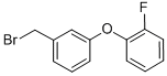 Structure of 3-(2-FLUOROPHENOXY)BENZYL BROMIDE
