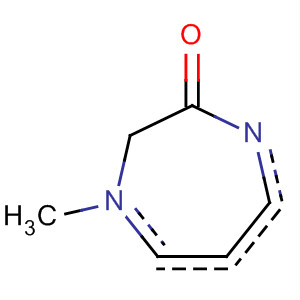 Structure of 2H-1,4-Diazepin-2-one, hexahydro-4-methyl-