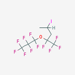2-Heptafluoropropoxy-4-iodo-1,1,1,2-tetrafluoropentane结构式