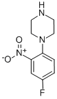 Structure of 1-(4-FLUORO-2-NITROPHENYL)PIPERAZINE