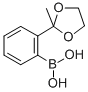 Structure of 2-(2-METHYL-1,3-DIOXOLAN-2-YL)PHENYLBORONIC ACID
