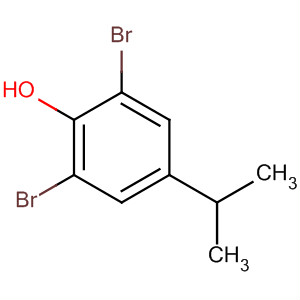 Structure of Phenol, 2,6-dibromo-4-(1-methylethyl)-