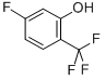 Structure of 5-FLUORO-2-(TRIFLUOROMETHYL)PHENOL