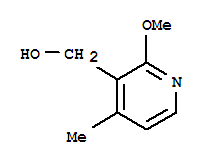 3-Pyridinemethanol,2-methoxy-4-methyl-结构式