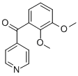 Structure of (2,3-Dimethoxyphenyl)-4-pyridinyl-methanone