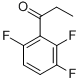 Structure of 2',3',6'-TRIFLUOROPROPIOPHENONE