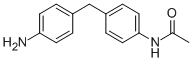 N-acetyl-4,4-diaminodiphenylmethane结构式