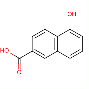 2-Naphthalenecarboxylic acid, 5-hydroxy-结构式
