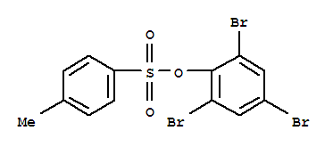 Toluene-4-sulfonic acid 2,4,6-tribromo-phenyl ester结构式