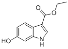 1H-INDOLE-3-CARBOXYLIC ACID,6-HYDROXY-,ETHYL ESTER结构式