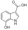 Structure of 1H-INDOLE-3-CARBOXYLIC ACID,7-HYDROXY