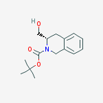 Structure of 2-Boc-3,4-dihydro-3-(hydroxymethyl)-(1H)-isoquinoline