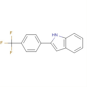 Structure of 1H-Indole, 2-[4-(trifluoromethyl)phenyl]-