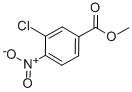 Structure of Benzoicacid, 3-chloro-4-nitro-, methyl ester