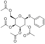 苯基(2,3,4,6-四-O-乙酰基-1-硫代-Β-D-吡喃半乳糖苷)结构式