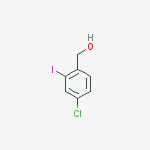 (4-chloro-2-iodophenyl)methanol结构式