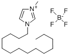 Structure of 3-METHYL-1-TETRADECYLIMIDAZOLIUM TETRAFLUOROBORATE