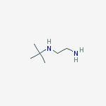 Structure of 1,2-Ethanediamine, N-(1,1-dimethylethyl)-