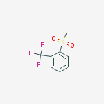 Structure of 2-TRIFLUOROMETHYLPHENYLMETHYLSULFONE