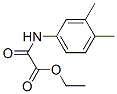 Structure of 2-Amino-2-oxo-acetic acid, N-[3,4-dimethylphenyl]-, ethyl ester