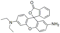 2-amino-6-(diethylamino)spiro[isobenzofuran-1(3H),9-[9H]xanthene]-3-one结构式